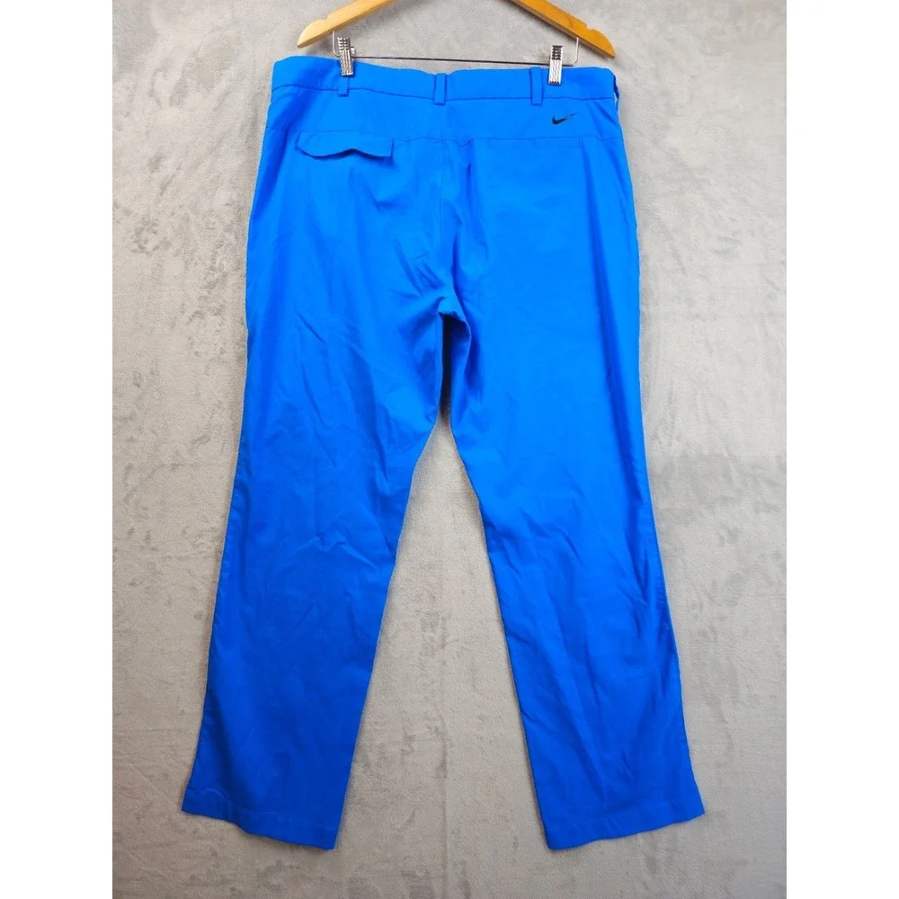 Nike Golf Tour Performance Dri-FIT Blue Solid Pants Chino Men's 39x32